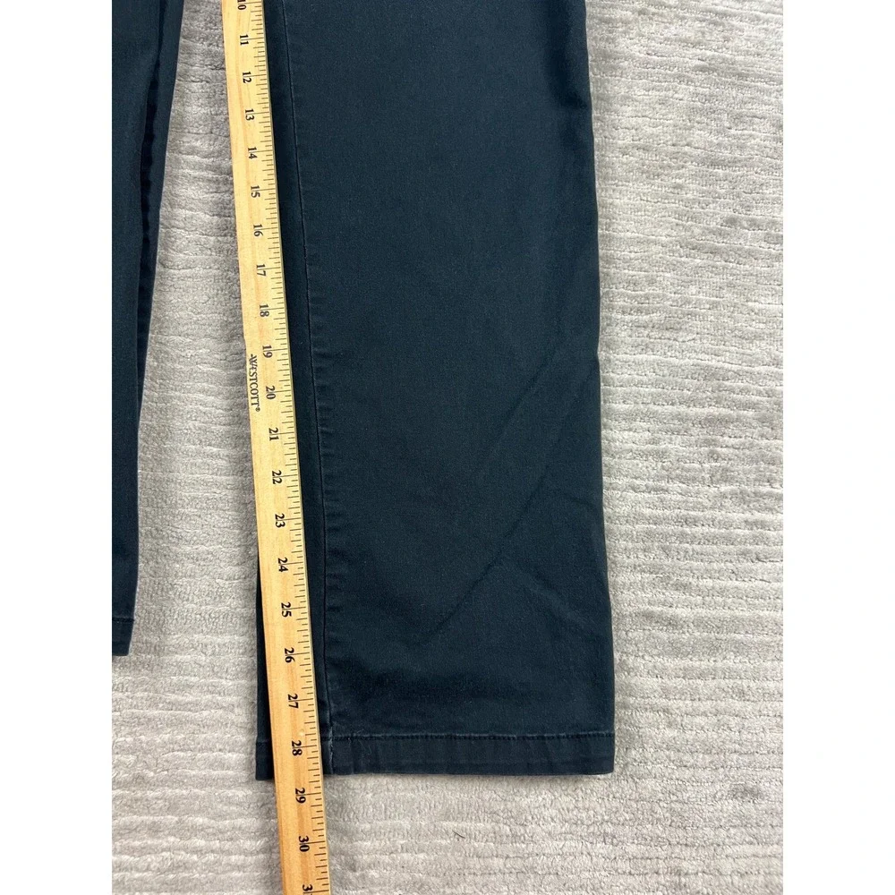 Caribbean Joe Pants Womens 10 Navy Blue Straight Leg‎ Cotton Blend Stretch Chino